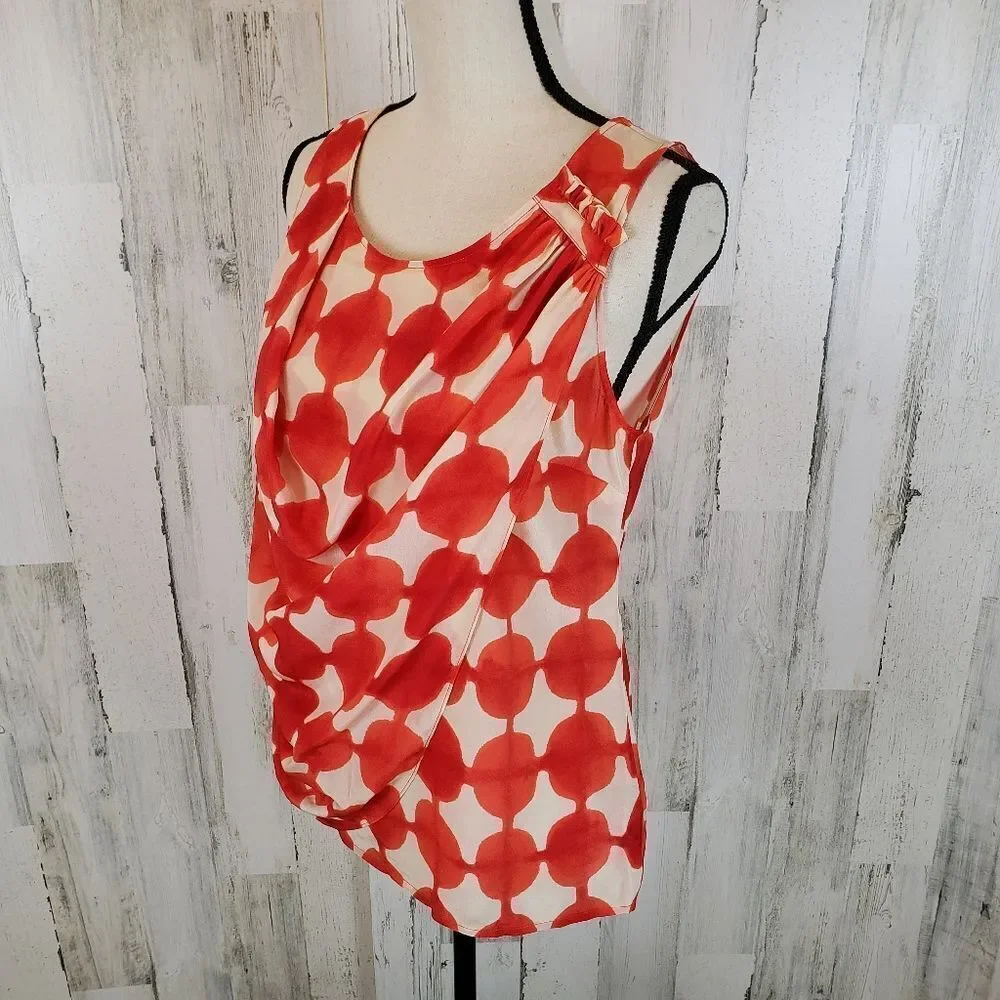 Maeve Silk Sleeveless Mod Top Sz 4